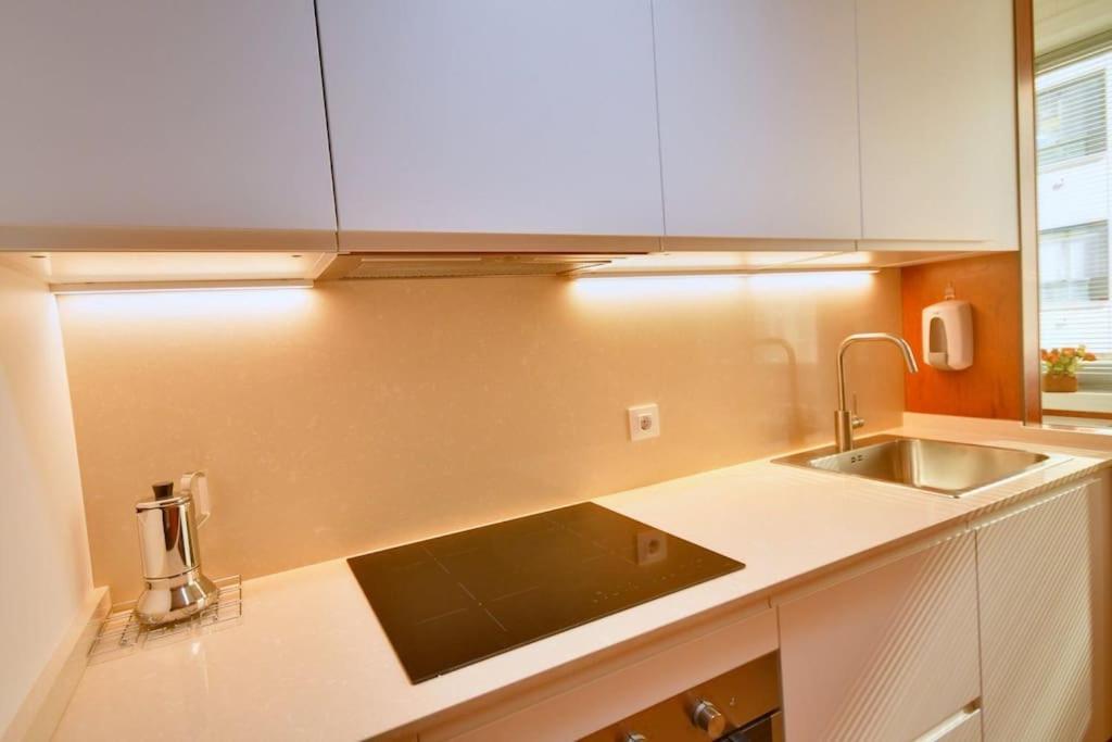 Apt 40 M2 Air Conditioning Abitacion-Salon-Cocina-Bano Radiant Heating Apartment Vigo Exterior photo