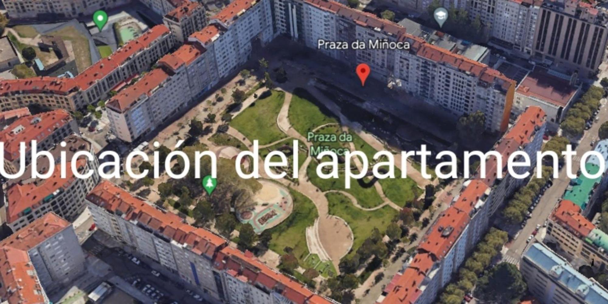 Apt 40 M2 Air Conditioning Abitacion-Salon-Cocina-Bano Radiant Heating Apartment Vigo Exterior photo
